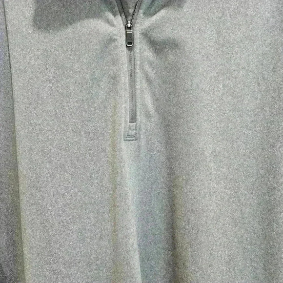 Adidas Women's Quarter Zip Pullover Top Gray Size Small - Picture 3 of 11